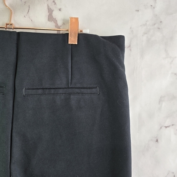 Spanx Pants Womens XL Black White Ankle Piped Skinny Ponte Crop High Rise Zip - Picture 11 of 12